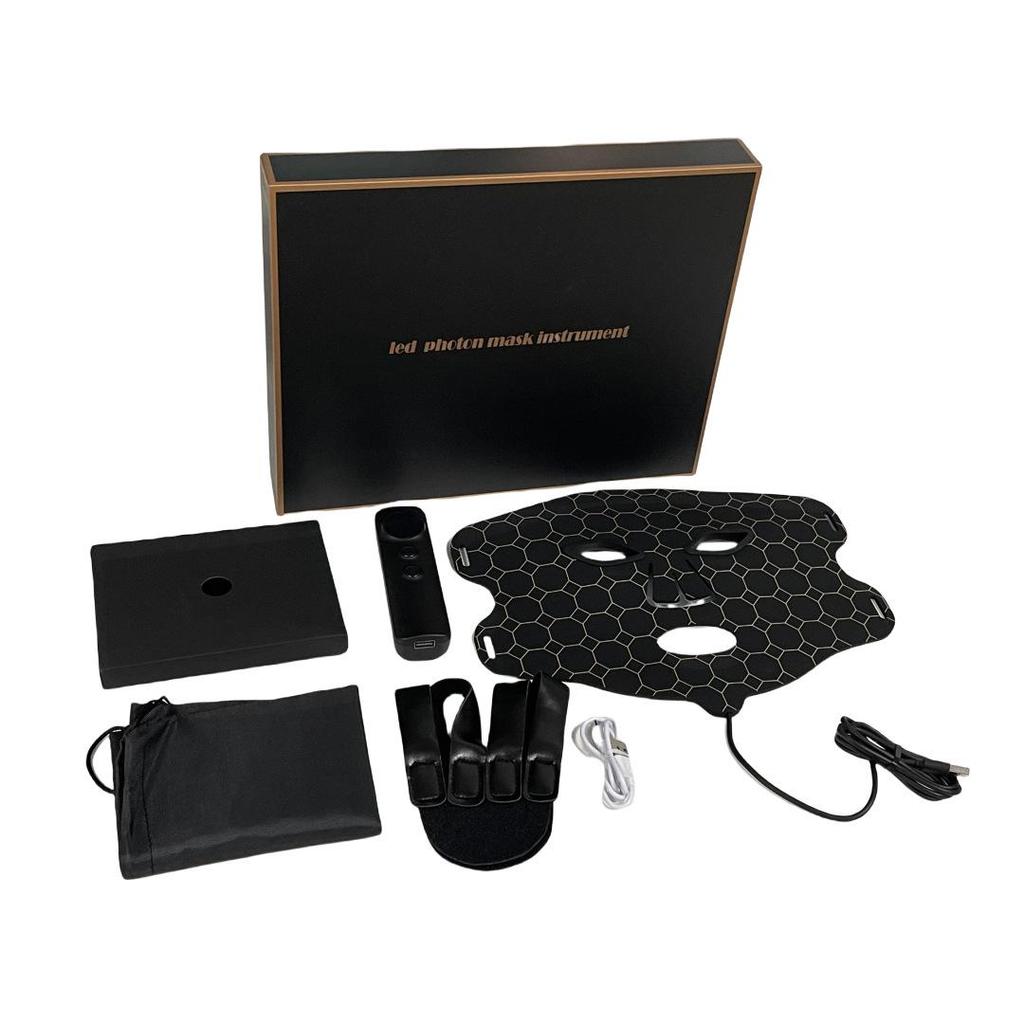 LED Photon Rejuvenation Gesichts- & Halsmaske mit Infrarotlichttherapie