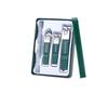 Dunkelgrünes 4-teiliges Maniküre-Set: Nagelknipser & Schere mit schrägem Mundstückdesign