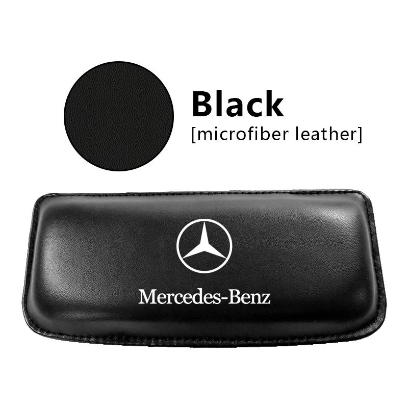 AABIF1 Leather Knee Pad Car Interior Pillow Comfortable Elastic Cushion Stickers For Mercedes Benz AMG W204 W213 W205 W211 W212 W176
