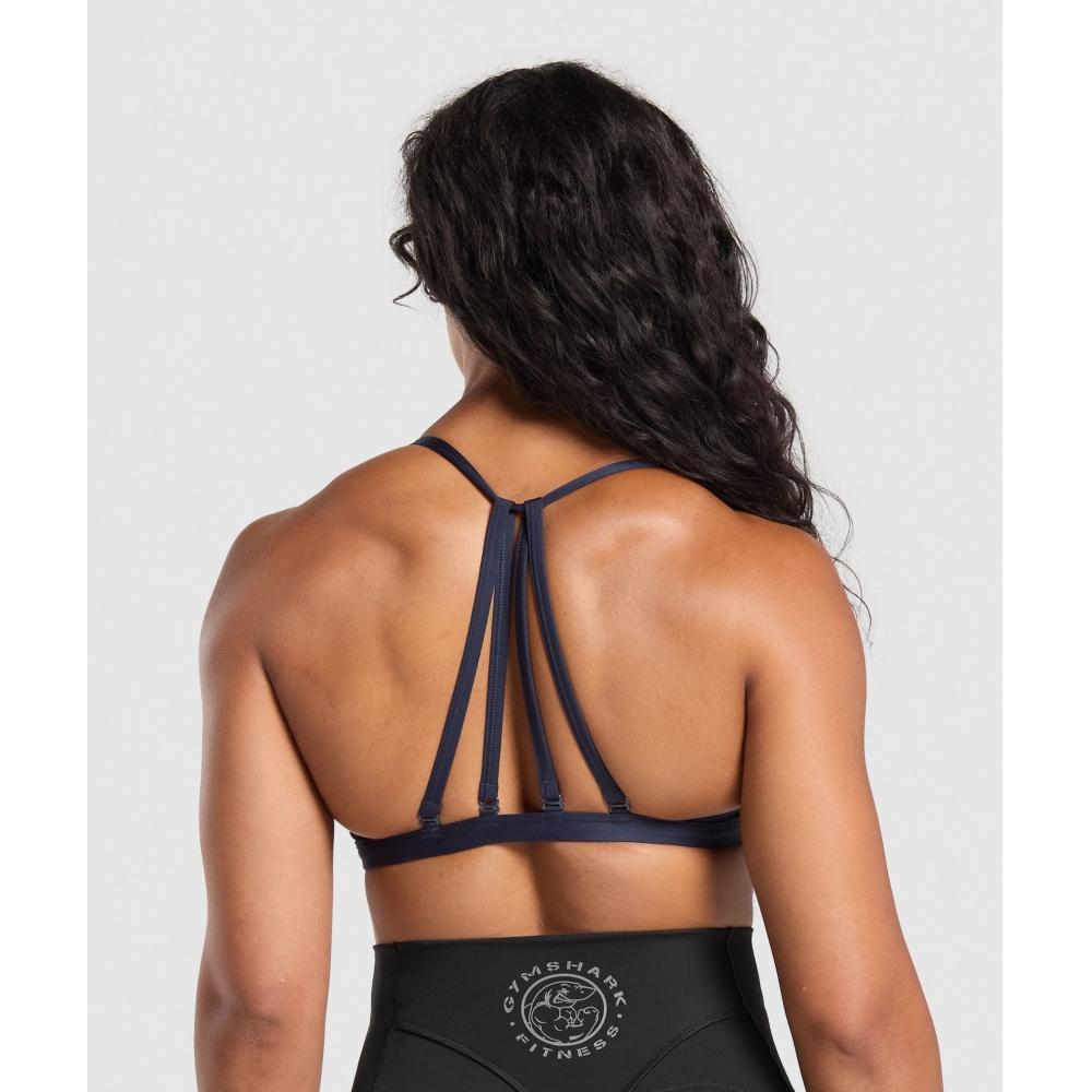 Gymshark Minimal Sports Bra Heavy Blue B3a2j Uctn