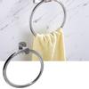 Wall Mounted Towel Ring Stainless Steel Bathroom Round Towel Rack Holders Accessory