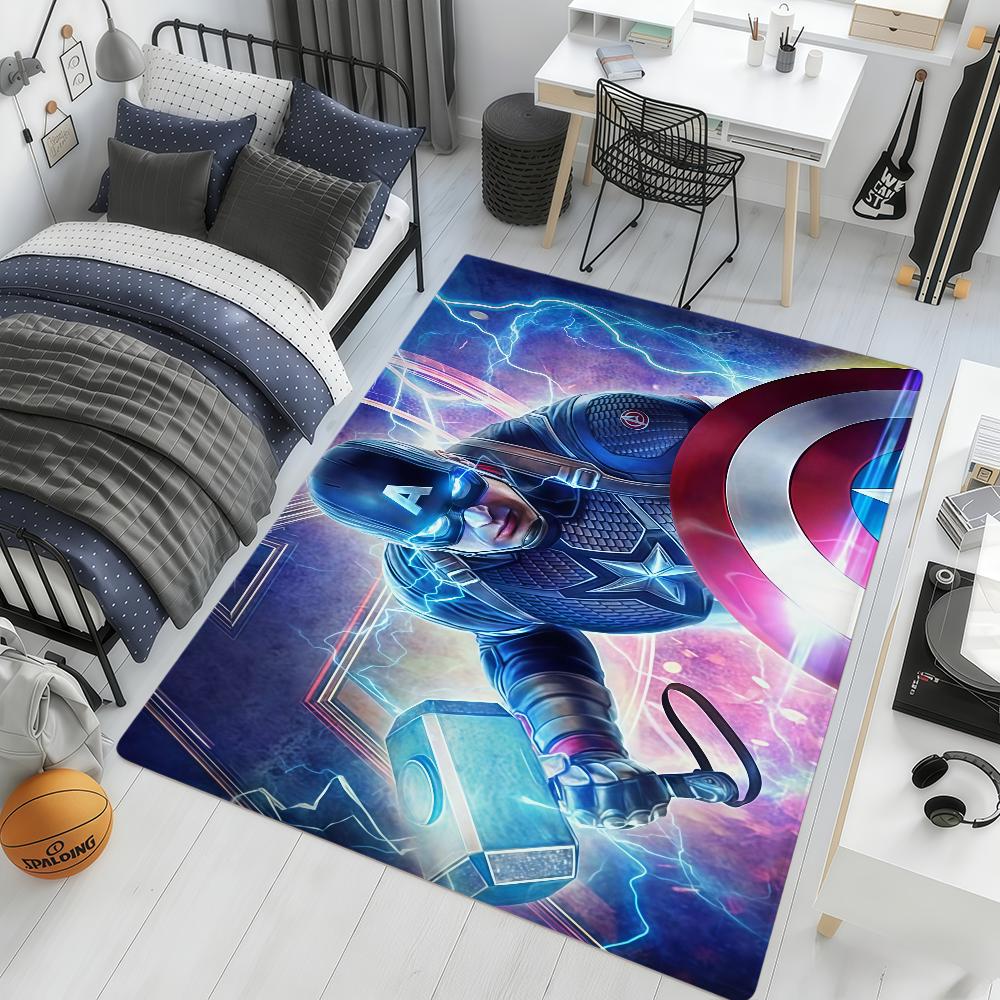 movie cool C-Captain A-America ML hogar Bedside Rug Kitchen Bath Floor Mat Hallway Balcony Carpet Entrance Doormat Decor Home