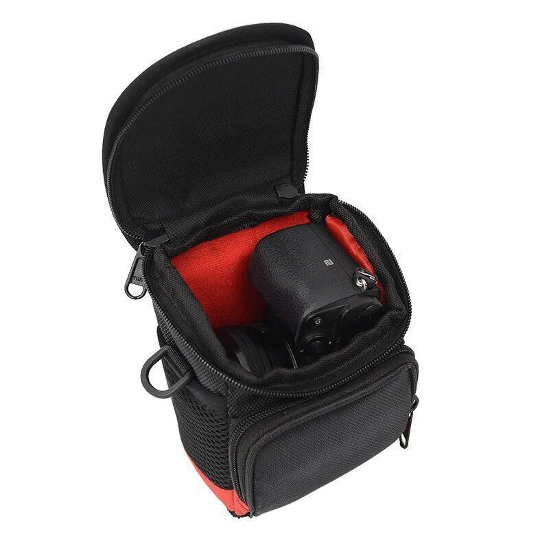 New Simplicity Waterproof Slr Camera Bag Nylon Digital Shoulder Bag Mini Black Photographer Backpack Micro Camera