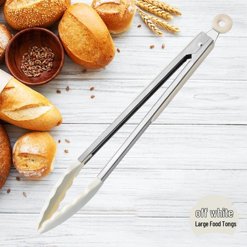 Silikon Edelstahl Steak- & BBQ-Zange - Küchen- & Backwerkzeug