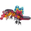 Yoshiritsu LaQ Dinosaur World Jewel Spinosaurus 355pcs + 47pcs Building Set