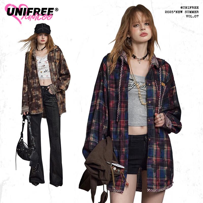UNIFREE Wasteland Style Hooded Long Sleeve Shirt
