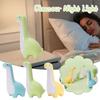 1Pcs Dinosaur Night Light USB Charging Soft Light Sleep with Simple Night Light Children Cartoon Bedside LED Night Light