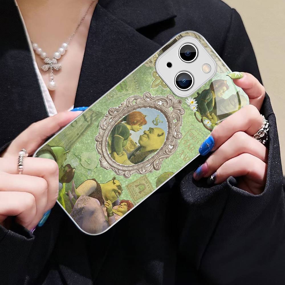 Classic Movie S-Shrek For IPhone 14 13 12 Mini 11 Pro XS Max X XR 14 Plus Tempered Glass Cover