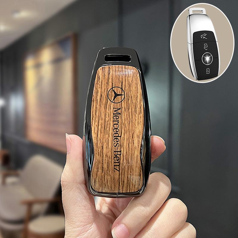 VRN2   Car Remote Key Case Cover For Mercedes Benz A C E S G Class GLC CLE CLA GLB GLS W177 W205 W213 W222 X167 AMG