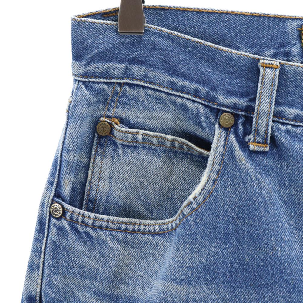 HUNTING WORLD Pantaloni din denim vechi anii '90 Made in Italy W30 Blugi albaștri Bărbați Second-hand