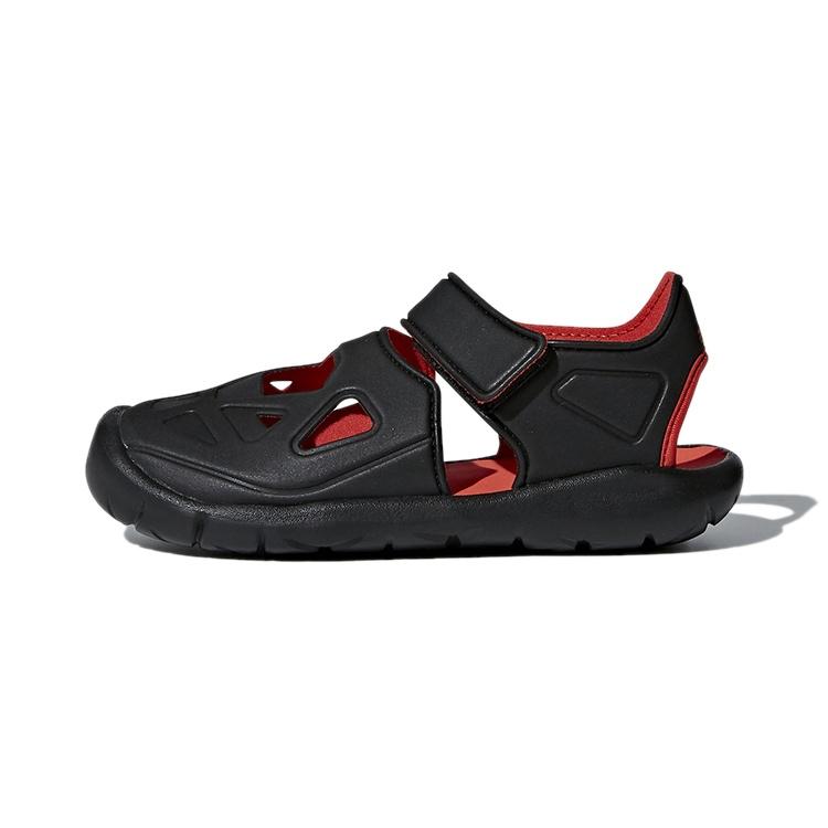 (PS) adidas Fortaswim 2.0 Minimalistic Black Sandals Kids DB0486 EU 28