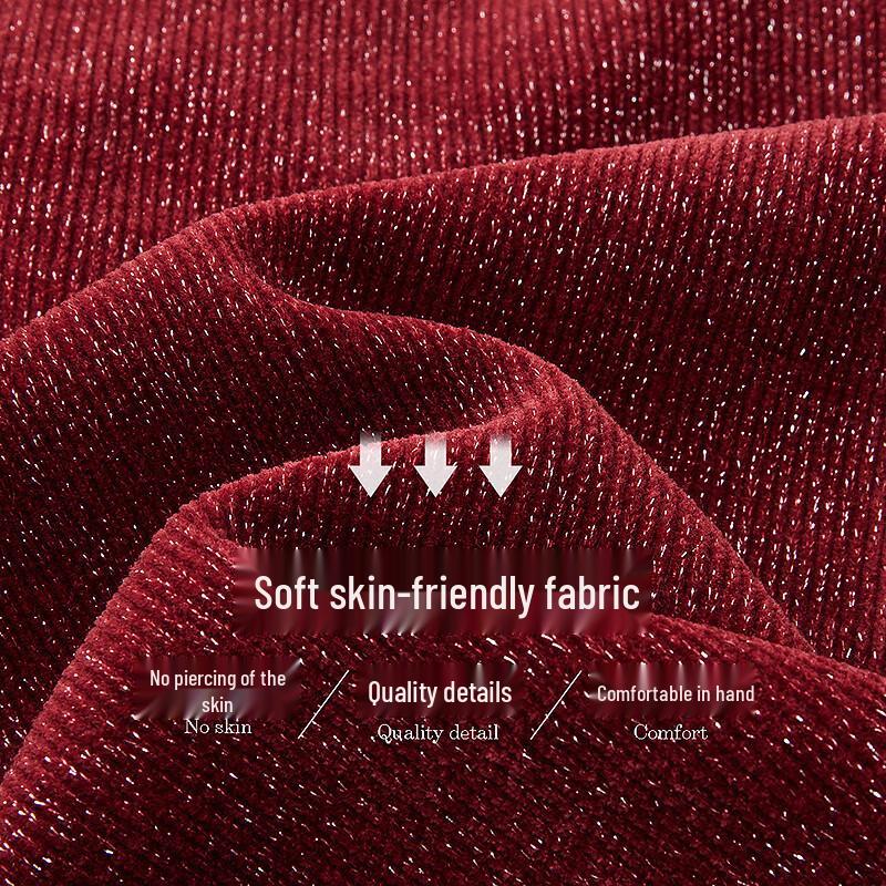 Demana Velvet Bow Puff Sleeve A-Line Dress