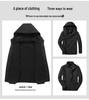 Women's & Men's 3-in-1 Detachable Couple's Jacket: Windproof, Waterproof, Cold-Resistant for Autumn & Winter