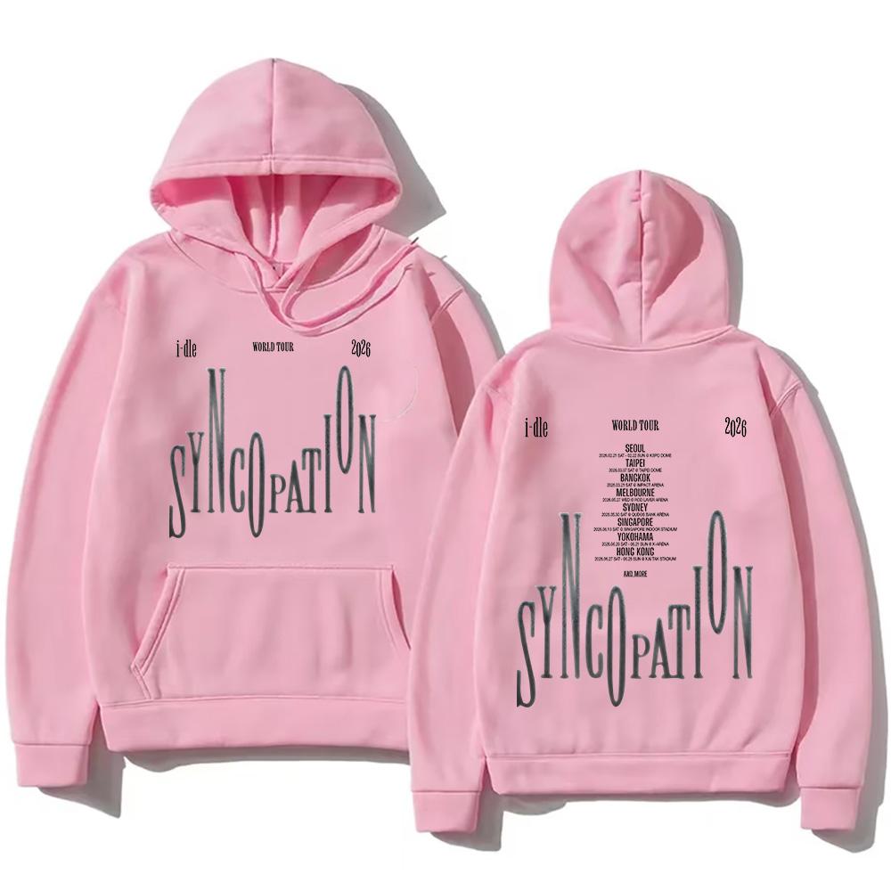 I-DLE Syncopation World Tour 2026 Hoodies GIDLE Kpop Korean Style Streetwear (G)i-dle New Casual Unisex High Street Hoody