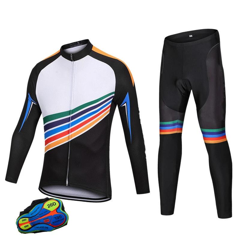 

2026 Autumn Breathable Road Bike Bicycle Suits Ultraviolet-Proof Quick-Drying Bike Uniform Cycling Jerseys Sportswear Long Sleeve Suit Bike Uniform 5XL
