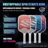 Racchetta da Pickleball OMNI T700 in Fibra di Carbonio con Finitura Opaca Leggera Principianti Giocatori Avanzati