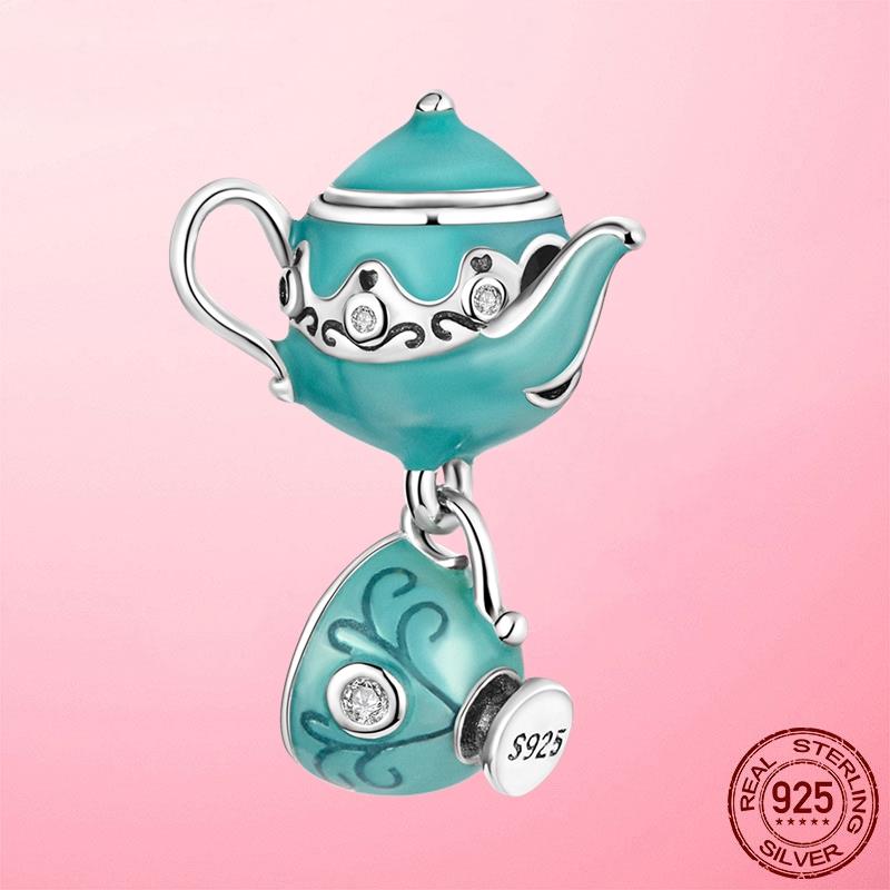 New Copper Vintage Cassette Dangle Charm Beads Fit Original Pandora Bracelet Necklace Copper Diy Jewelry