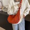 2024 NEW Dumpling Bags Nylon Bag for Girl Student Solid Color Fashion Shoulder Bags Crossbody Bag
