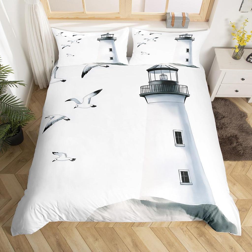 Erosebridal Ice Hockey Bedding Set Twin Hockey Player Duvet Cover for Kids Boys Girls Teens Juvenile Sports Game Comforter Cover Set Soft Mi
