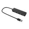 USB Port Hub Multifunctional Plug Play Compact 4-in-1 USB 2.0 Extension Adapter for Laptop
