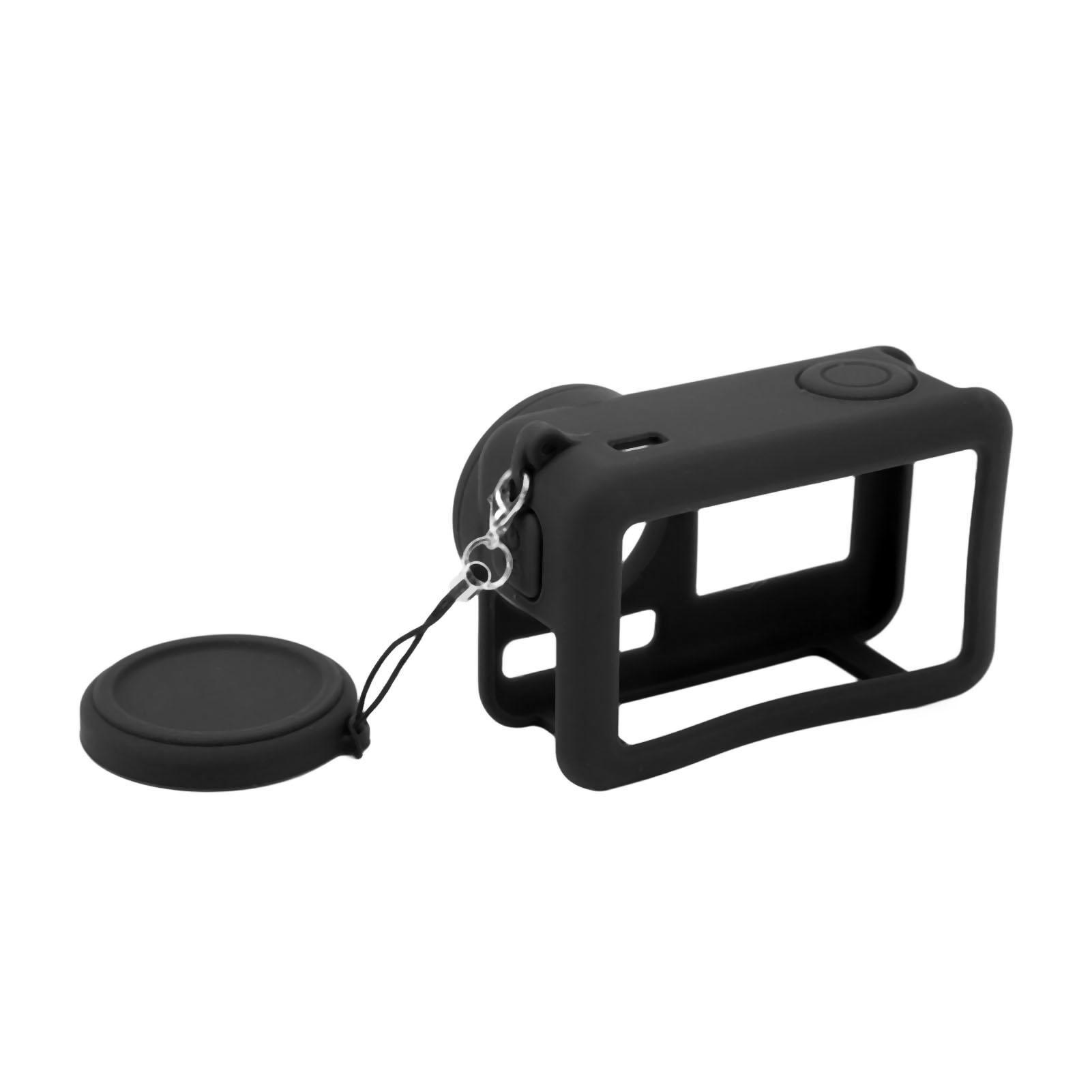 

Silicone Case for 4 3 Action Camera Soft Protective Silicone Case Sleeve with Neck Strap Lanyard