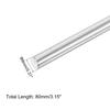 uxcell 304 Stainless Steel Round Bar, 8mm x 80mm, Solid Shaft Rod for DIY Crafts, Model Cars, Helicopters, and Airplanes, Pack of 4