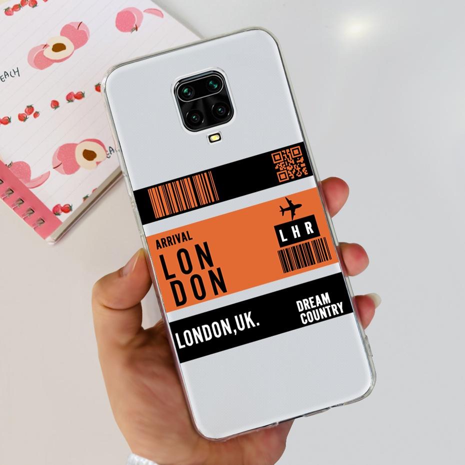 For Xiaomi Redmi Note 9s Phone Case Cool Fashion Design Soft Silicone TPU Back Cover For Redmi Note 9 Pro Max Note9s 9Pro Bumper