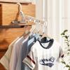 2pc Travel Folding Hanger Bold Multi functional Wall Mounted Five hole Hanger Portable Student Indoor Hanger for Business Travel