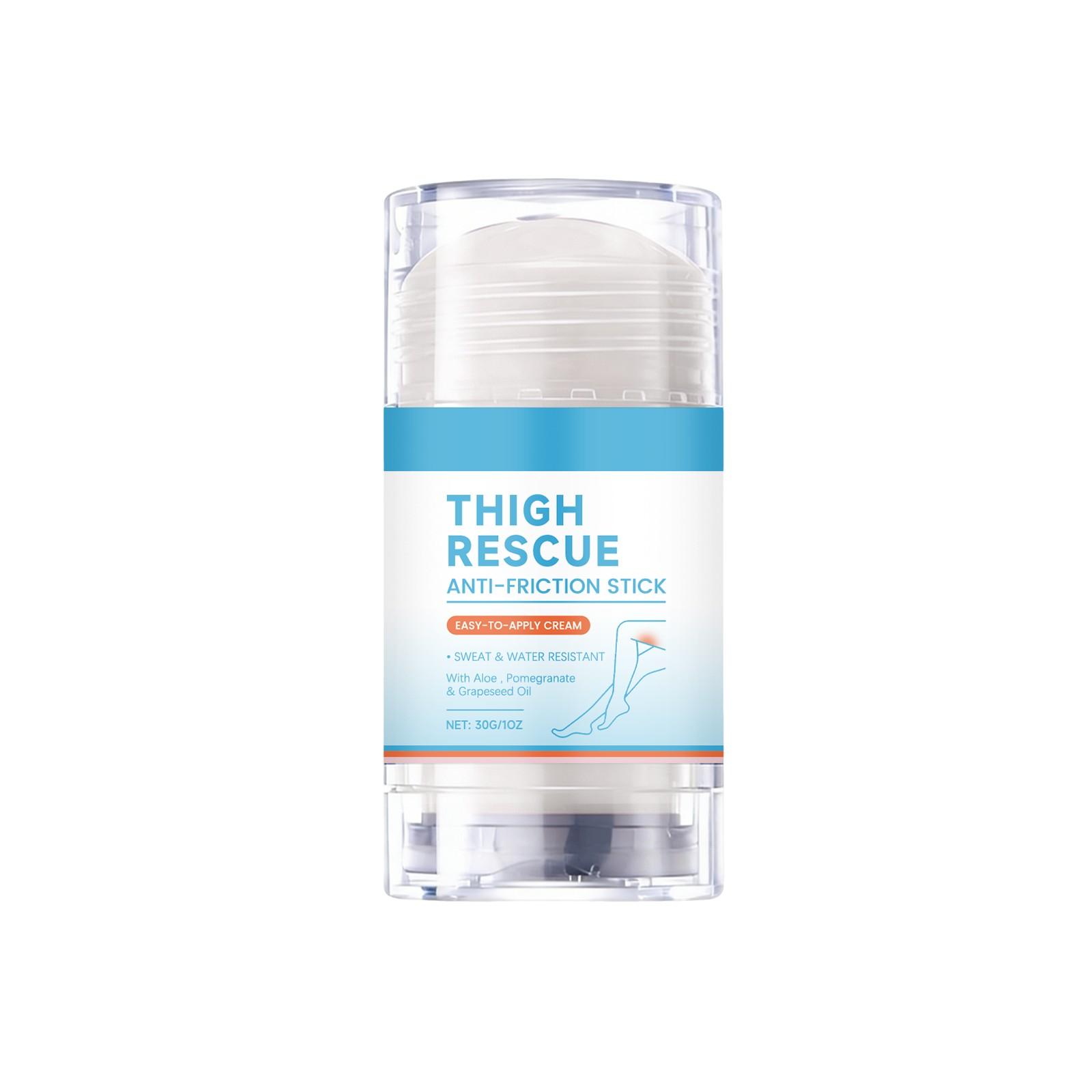 

Thigh Rescue Anti-Friction Stick Skin Protection Balm for Chafing Relief and Smooth Barrier Application Suitable for Daily Use and Sensitive Skin One Size