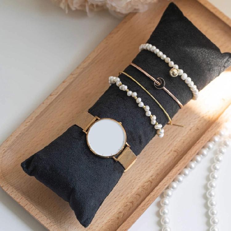 Flannel Jewelry Display Pillows Sturdy Bracelet Display Stand For Secure Bracelet Storage And Elegant Presentation