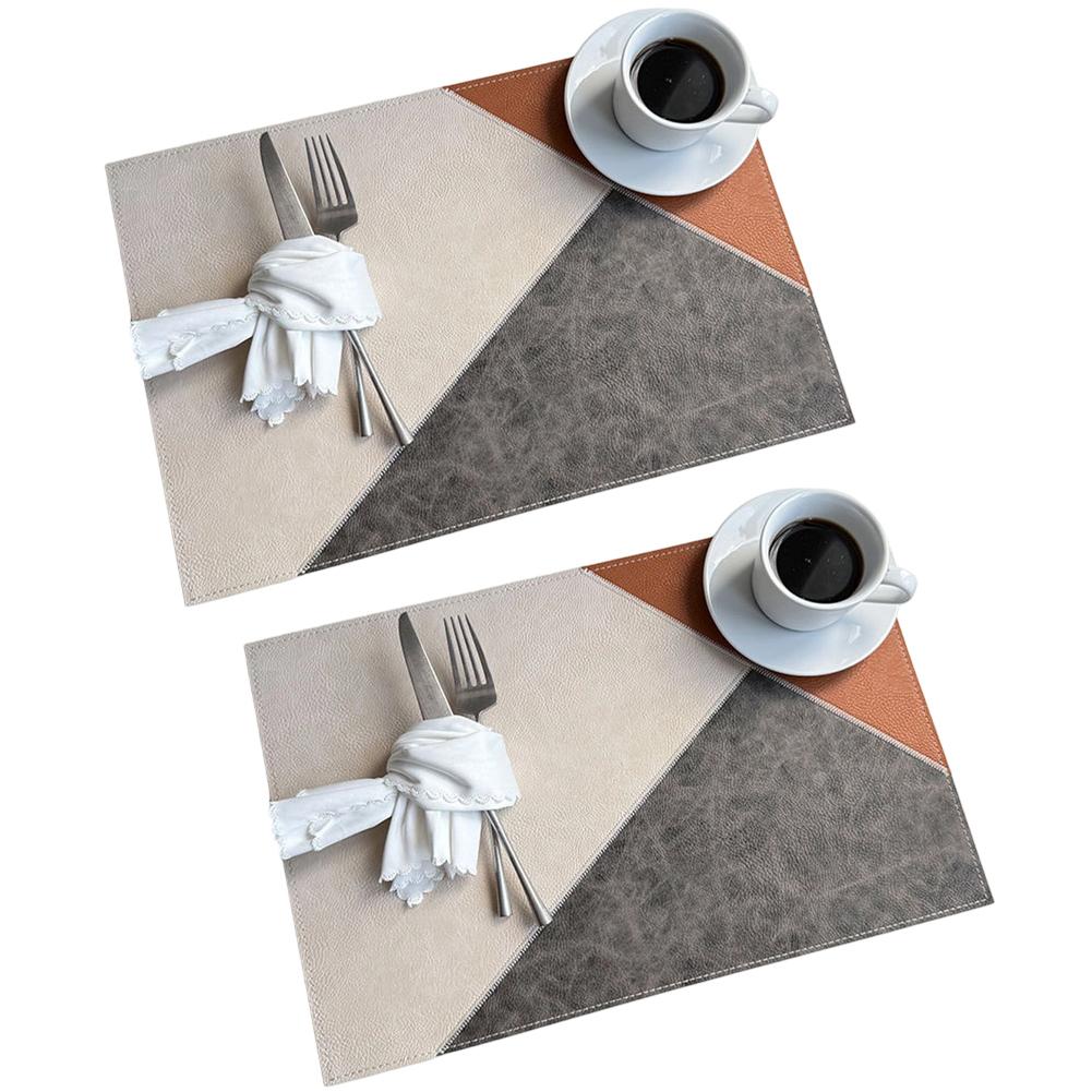 Elegant Dining Placemats Heat-resistant Placemats 2mm Thickness Placemats Colorful Table Accessories Easy Maintenance Mats
