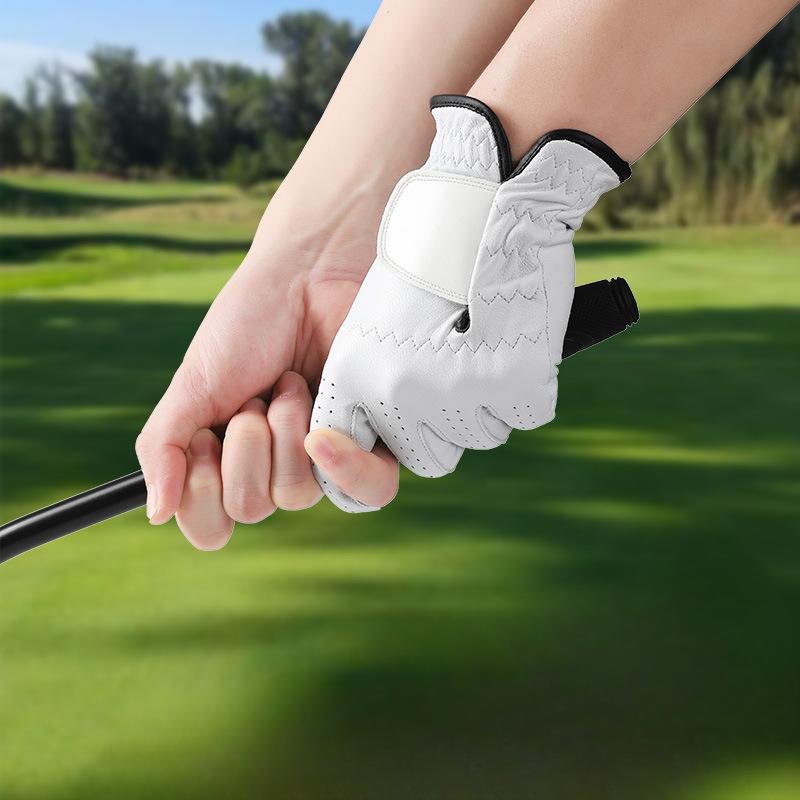 Outdoor Golf Gloves Imported Lambskin Anti Slip Wear Resistant Breathable Men's Left Hand Single Leather Sports Gloves
