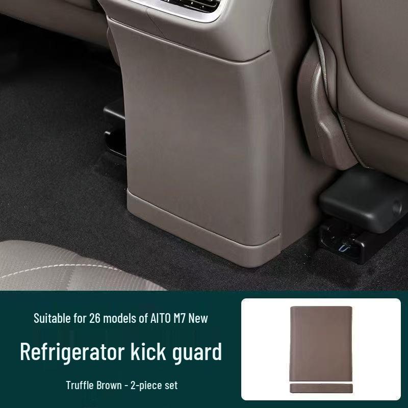 26-Model AITO M7 Rear Seat Kick Mats & Air Conditioning Cover for Second-Row Protection