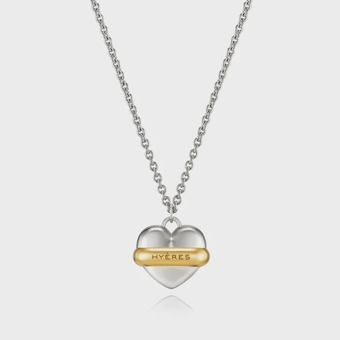 Heart Dessert Macaroon Necklace (Combi) BH6N36621CB500