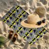 Superheroes Print Beach Towel Design, Soft, Lightweight. for Home Bathroom, Spa, Pool, Yoga, Surfing, Camping, Gift for Family, Friend