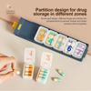 Weekly Pill Case Portable Slide-Out 7 Removable Compartments Medicine Organizer for Vitamins Supplement Daily Travel Tablets Box