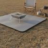 Silicone Fire Fireplace Mat Oil-Proof Fireproof BBQ Long-Lasting