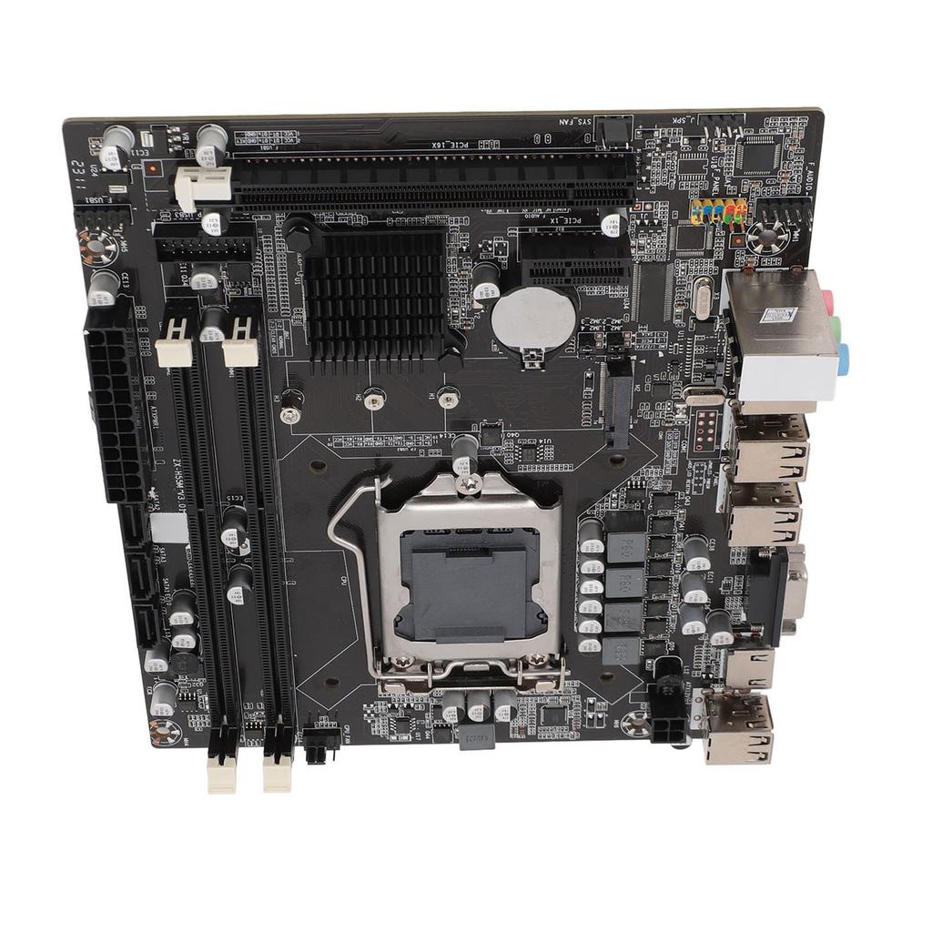 H55 Computer Motherboard Professional M.2 NGFF LGA 1156 Slot DDR3 8 Channel Memory 4 Phase Power Supply Gaming