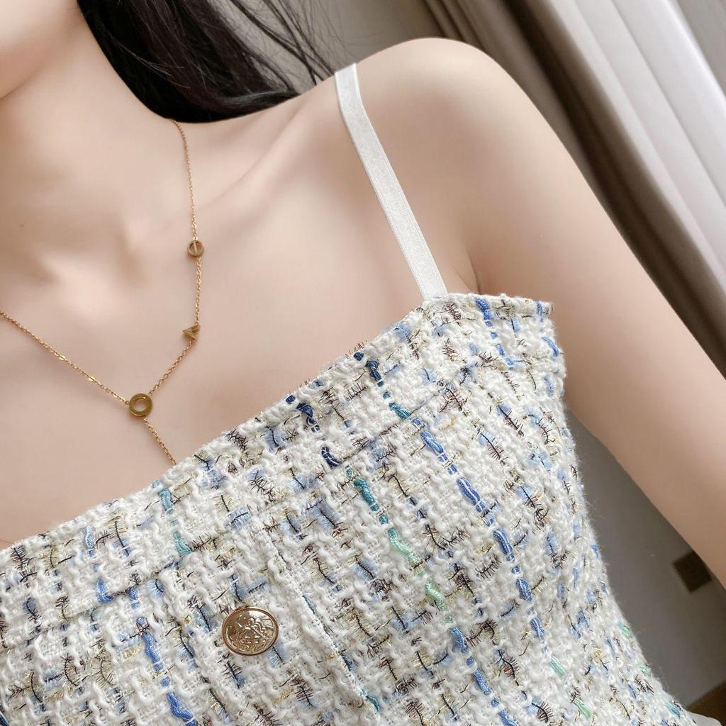 Elegant Slimming Nylon Camisole: Chinese-Style Button Vest, Sexy & Chic, One Size Fits All Women