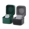 Watch Box Single Watch Case PU Leather Round Corner Wristwatch Watch Case with Removable Cushion Jewelry Storage Case Organizer