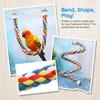 40/80//105/200cm Parrot Rope Toy Cotton Rope Parrot Stand Chewing Station Parrot Swing  Pet Bird
