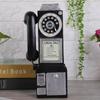 Retro European Style Telephone Model Decor Home Resin Craft Window Photography Props Decoration