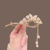 Ancient Style Lily Tulip Tassel Twist Hair Clip for Hanfu Updo