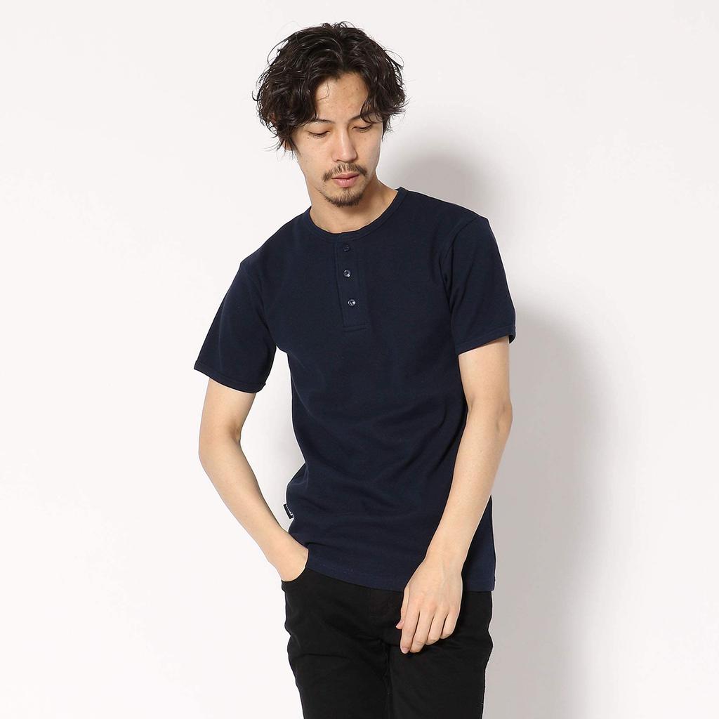 AVIREX DAILY RIB HENLYNECK TEE 6143504 men's L royal