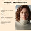 Snail Mucin Collagen Cream Anti Wrinkle Firming Hydrating Face Cream Improves Skin Elasticity & Texture Smoothing Face Skincare