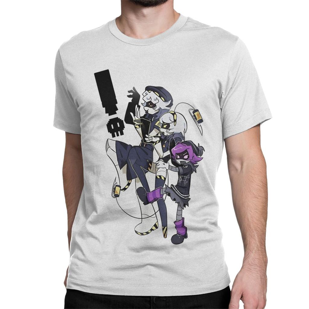 Anime T Shirts Men Women Pure Cotton Casual T-Shirt Round Neck N and Uzi Doorman Tees Short Sleeve Clothes Summer