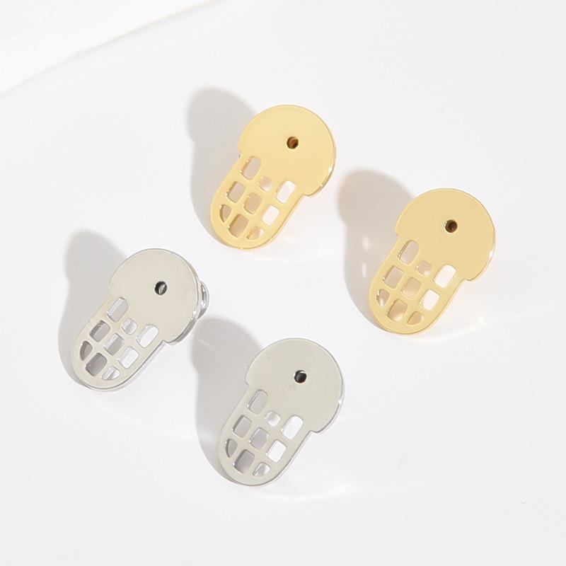 Oval Fan Earring Back Holder - Anti-Droop DIY Jewelry Accessory