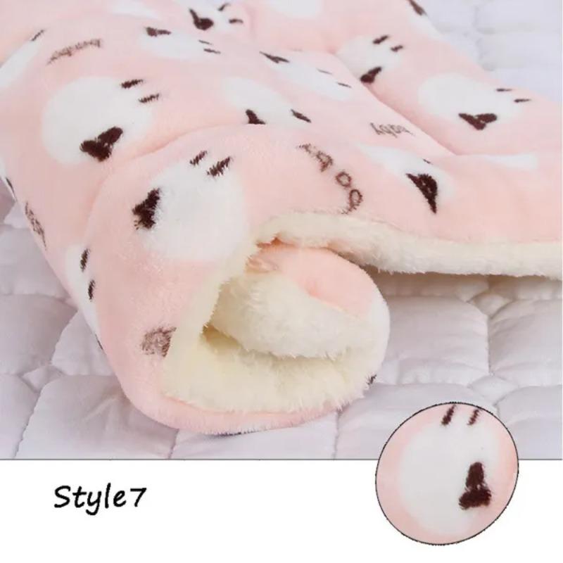 Weiche Flanell Verdickte Haustier Weiche Fleece Pad Haustier Decke Bett Matte für Welpen Hund Katze Sofa Kissen Hause Teppich Halten warme Schlaf Abdeckung