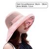 Women's Sunshade Hat Portable Folding Wide-brimmed Hat For Travel Camping Fishing Spring Summer UV Resistant Large Eave Hat