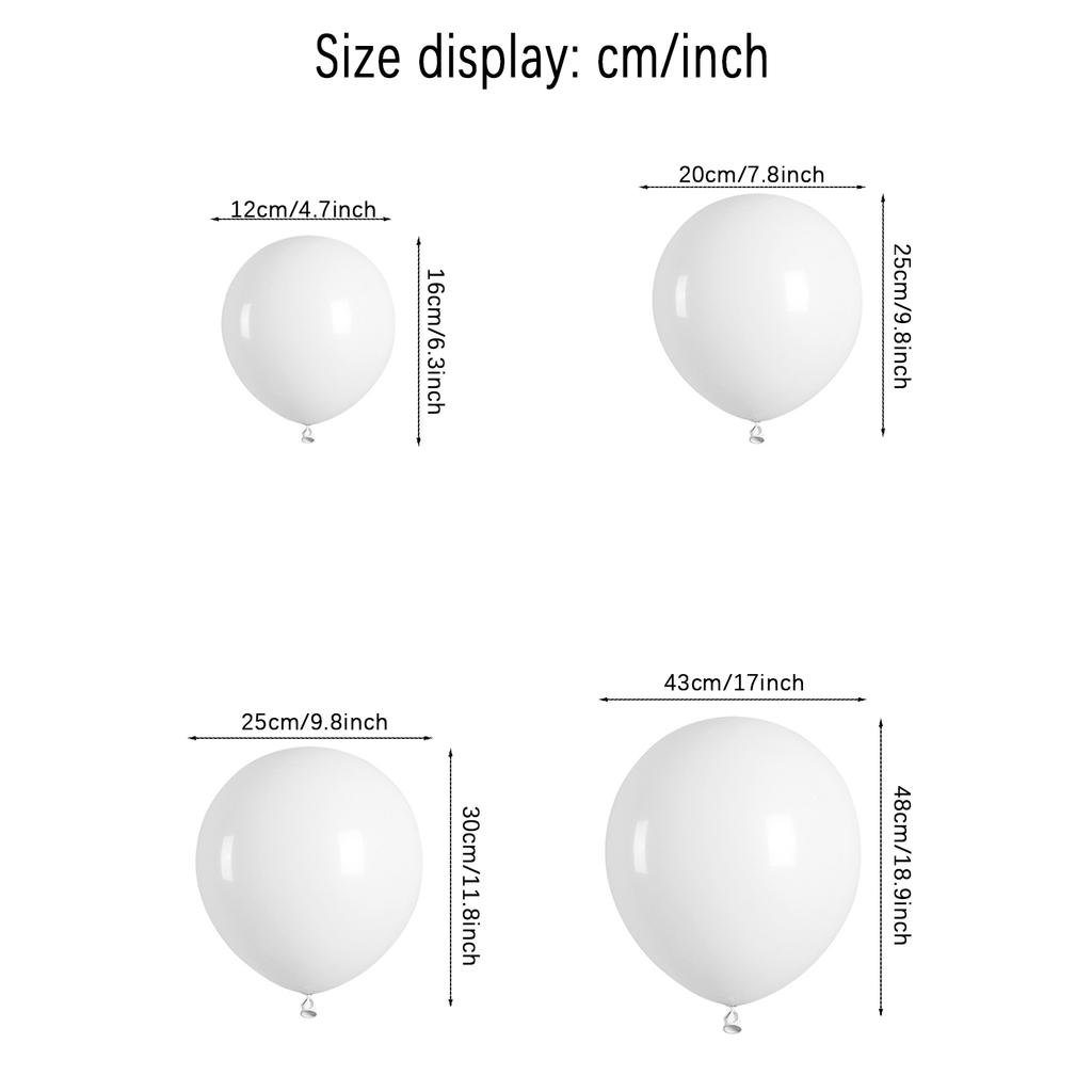 Lots Stock Fast Delivery 117pcs Silvery Pink Latex Balloons for Gender Reveal Baby Shower Birthday Wedding Decorations